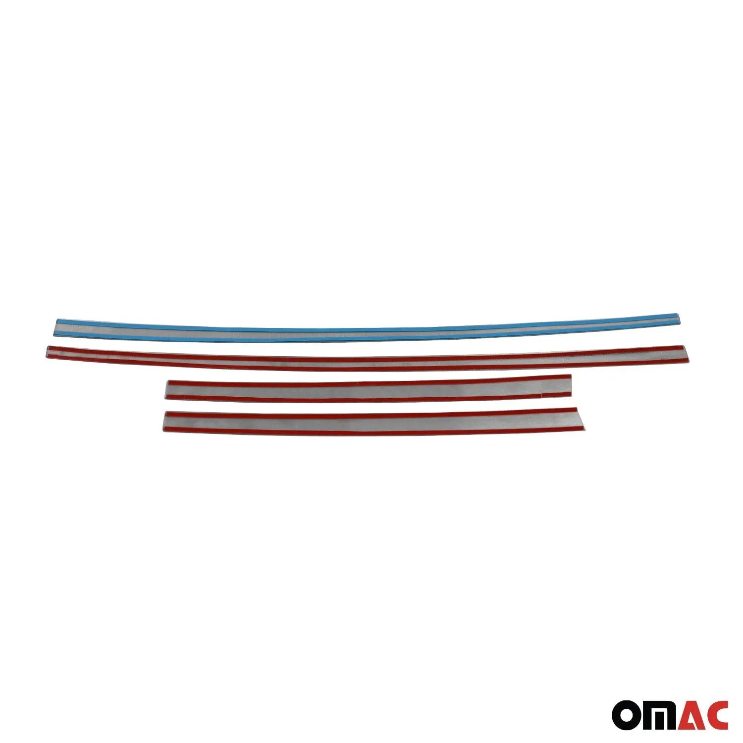 2018-2022 Ford EcoSport Side Door Molding Trim Skirt Garnish Stainless Steel Silver 4Pcs