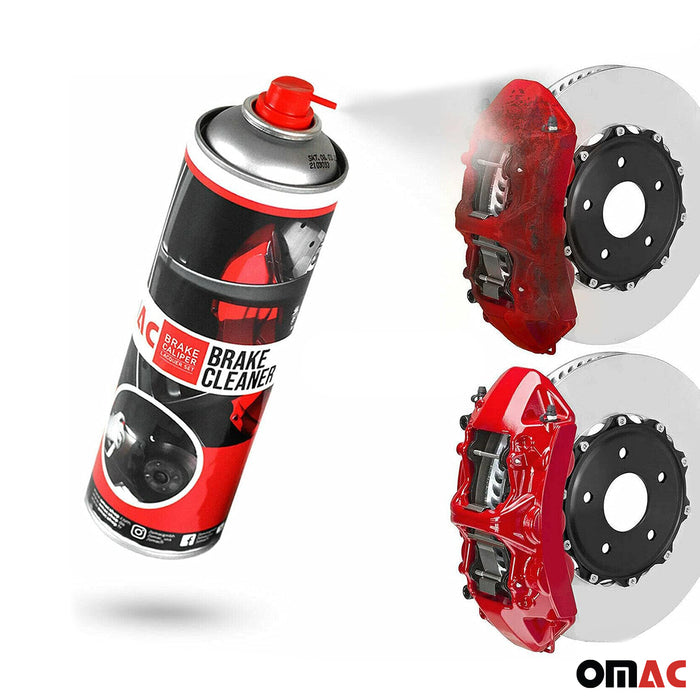 OMAC Brake Caliper Cleaner Spray ABS Disc Cleaner Easy & Quick 17 Oz 24 Pcs