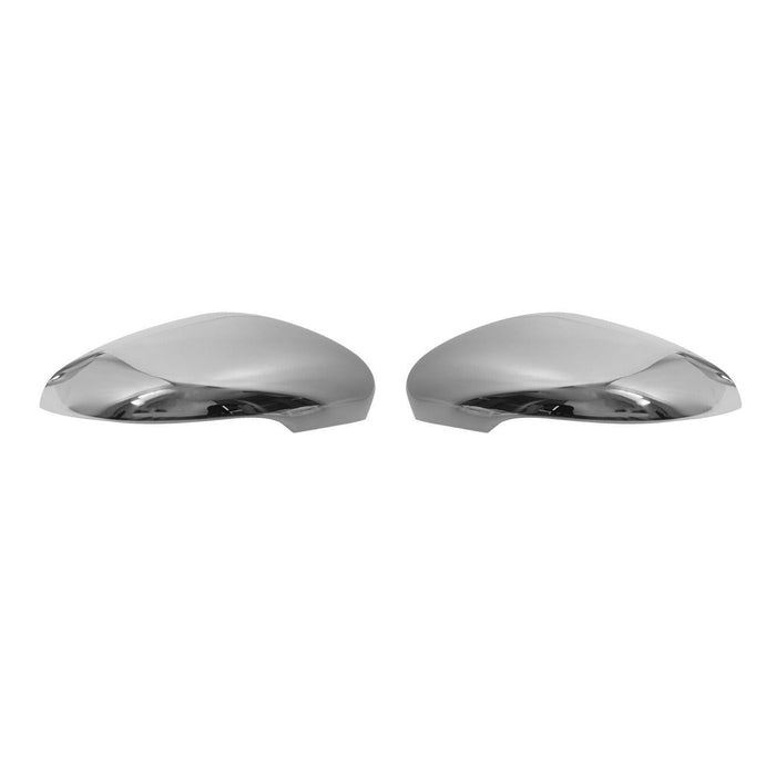 Side Mirror Cover Caps Fits VW Golf Mk6 2010-2014 Steel Silver 2 Pcs