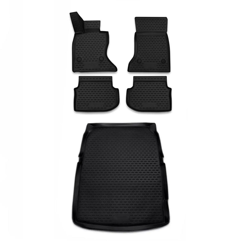 Custom Floor Mats & Cargo Liners for BMW 5 Series F10 Sedan 2010-2013 TPE Black - OMAC USA