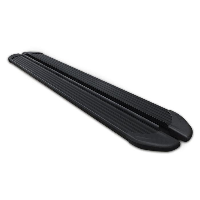 Running Boards Nerf Bars For Mitsubishi ASX 2013-2015 Side Steps Alu. Black 2x