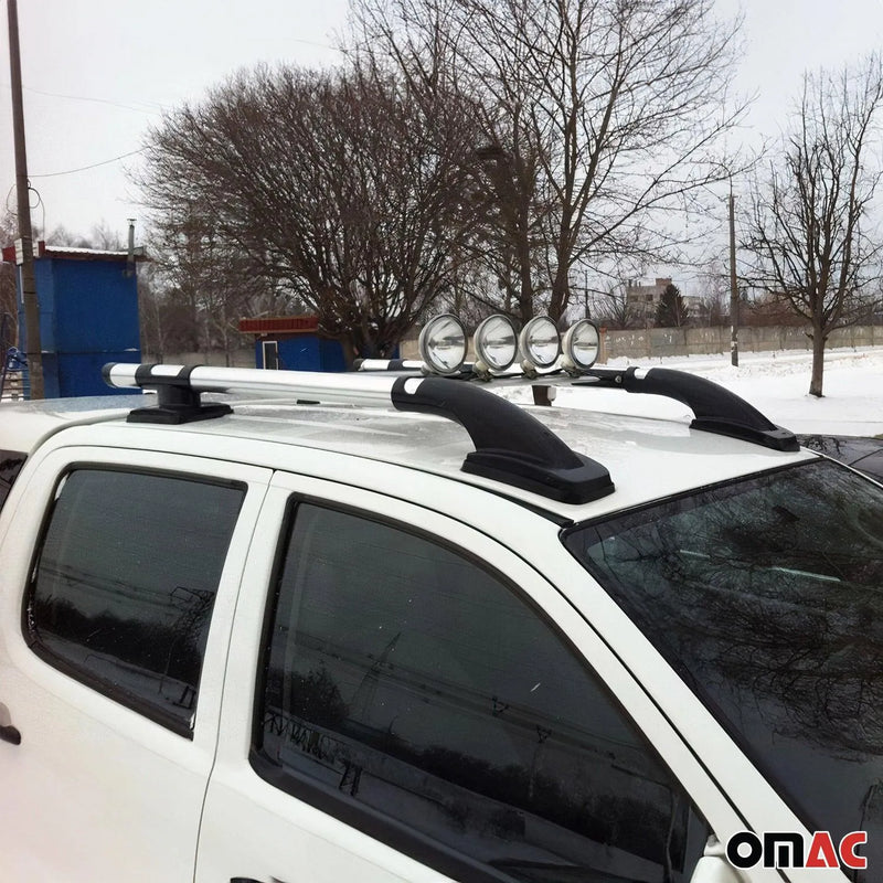 2014-2024 Nissan Navara D23 Roof Rack Rails Side Rails Silver