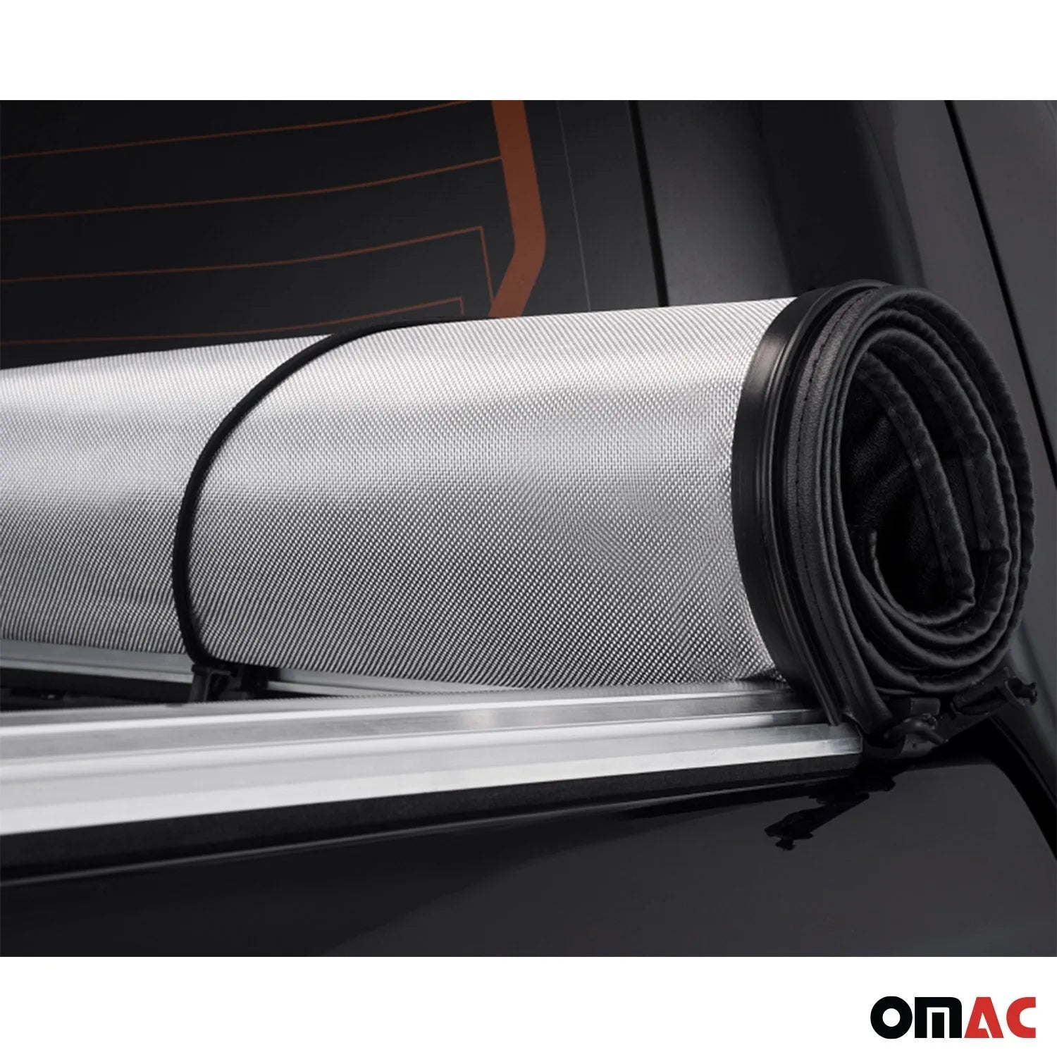 2022-2024 Ford Maverick Soft Roll-Up Tonneau Cover Foldable Silver