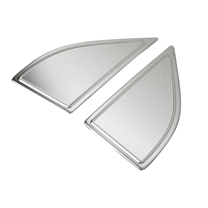 Chrome Quarter Window Cover Mirror Panel S. Steel fits Suzuki Equator 2009-2012