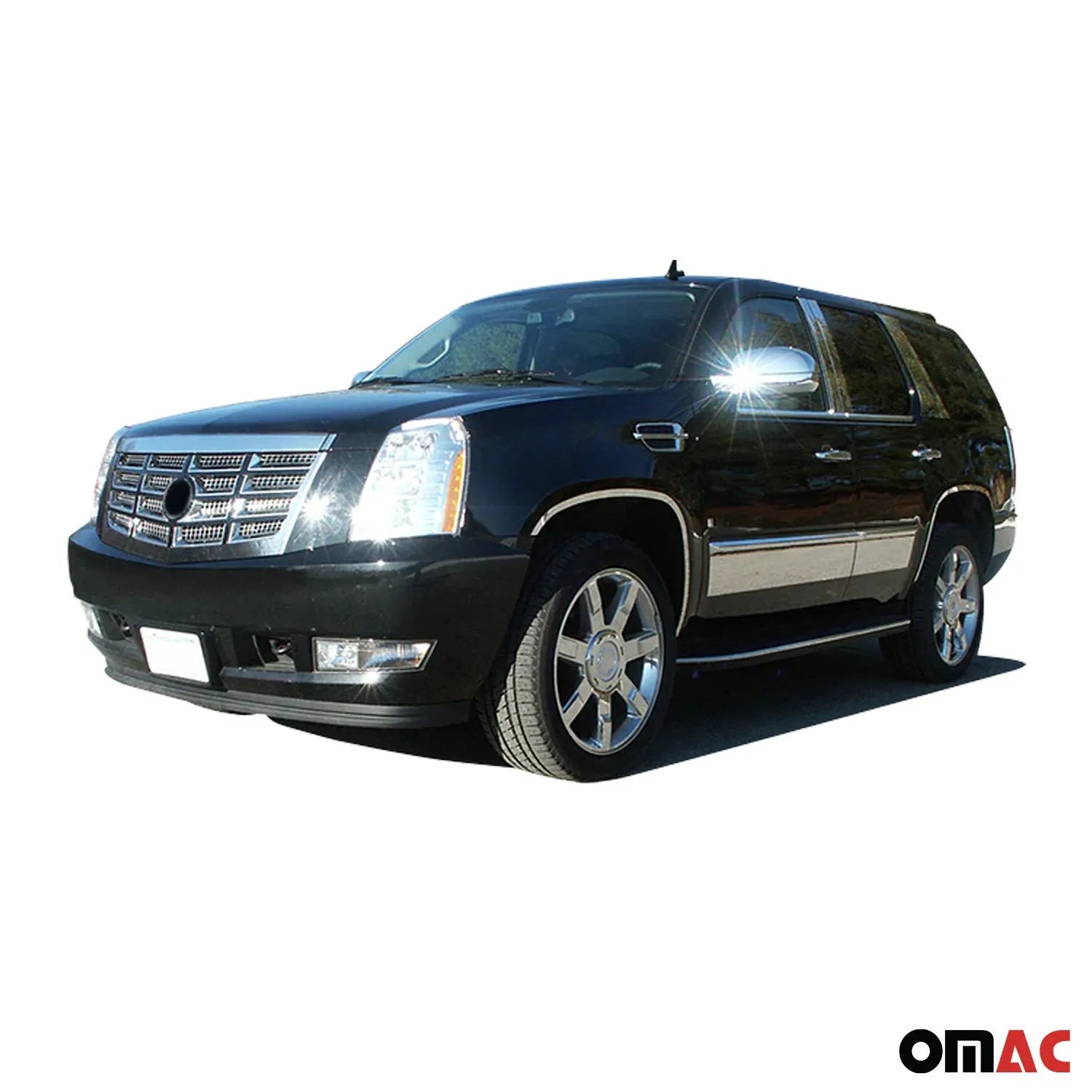 2007-2014 Cadillac Escalade Stainless Steel Grille Accent 4 Pcs