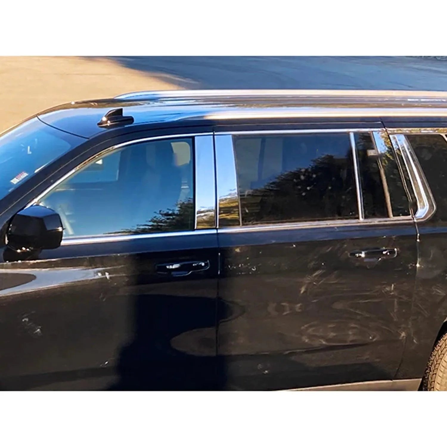 2021-2025 Chevrolet Suburban GMC Yukon XL Stainless Steel Pillar Trim 12Pc