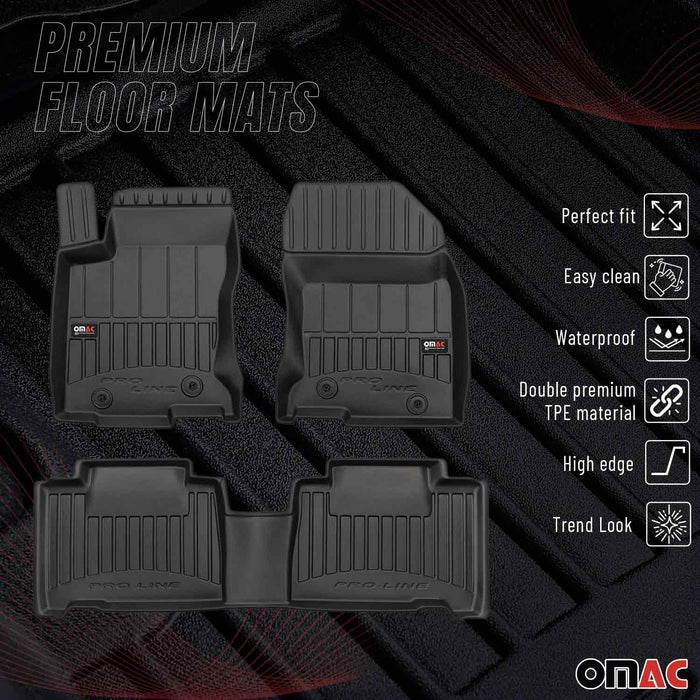 OMAC Premium Floor Mats for Lexus NX 200 NX 300 NX 300h 2015-2021 All-Weather 3x