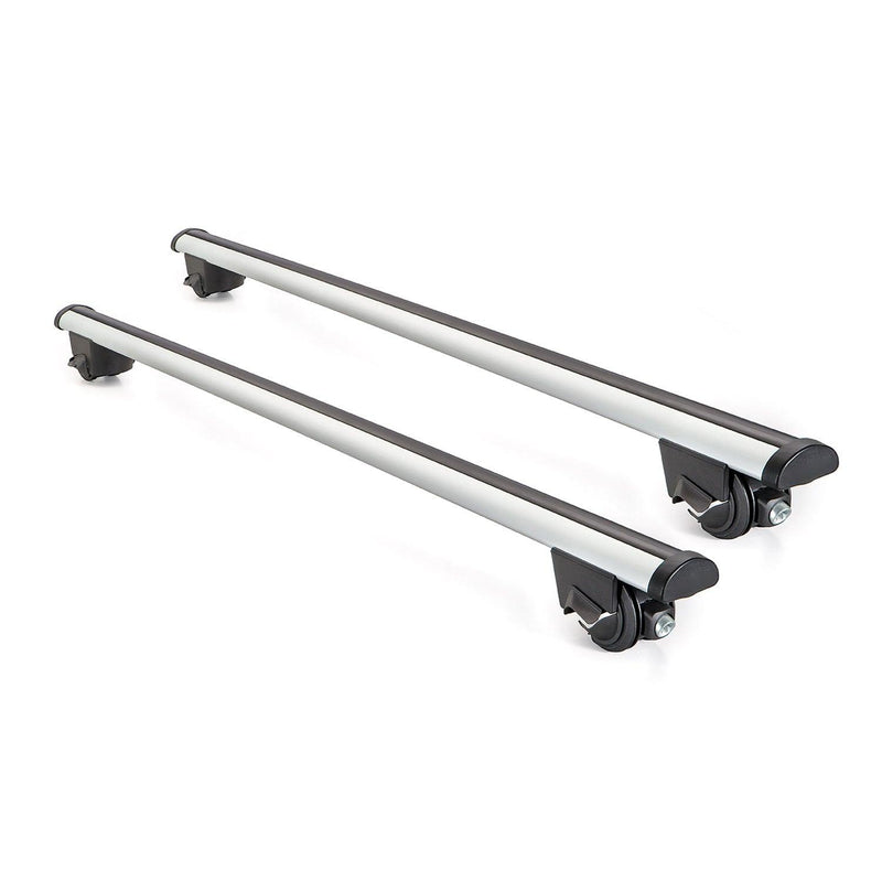 1989-1994 Audi 100 Avant Roof Rack Cross Bars Silver