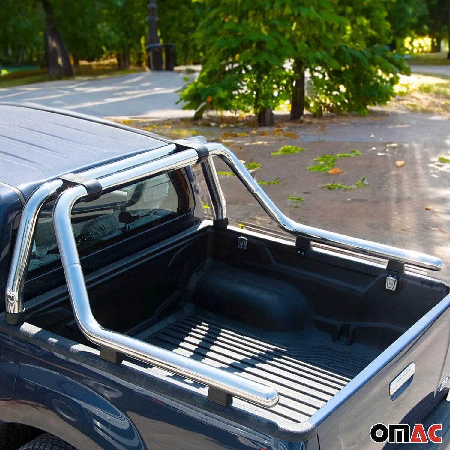 2010-2020 VW Amarok Sport Bar Truck Bed Chase Roll Bar Stainless Steel Silver 1Pc