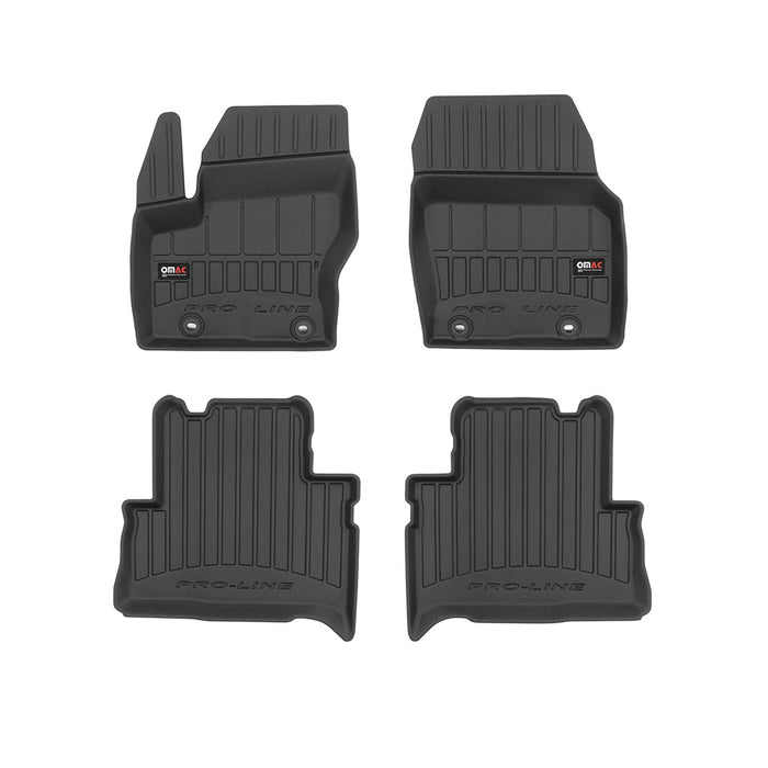 OMAC Premium Floor Mats for Ford C-Max 2013-2018 All-Weather Heavy Duty 4Pcs