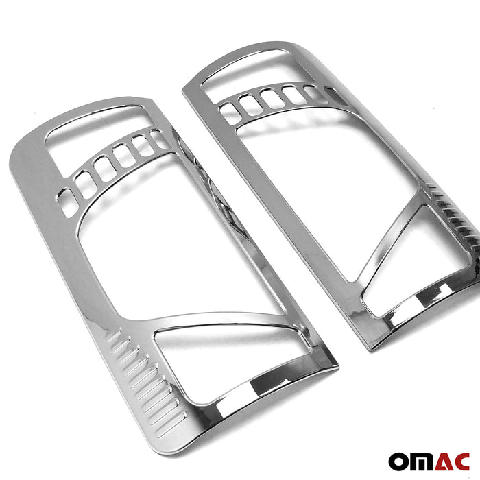 Trunk Tail Light Trim Frame for Ford Transit Connect 2010-2013 Chrome Silver 2x