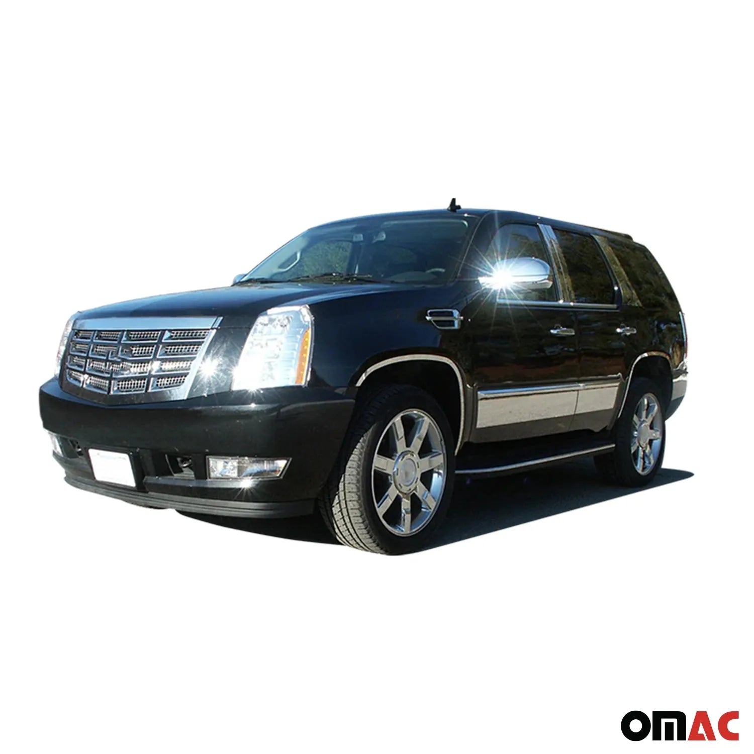 2007-2014 Cadillac Escalade Stainless Steel Pillar Trim 6Pc