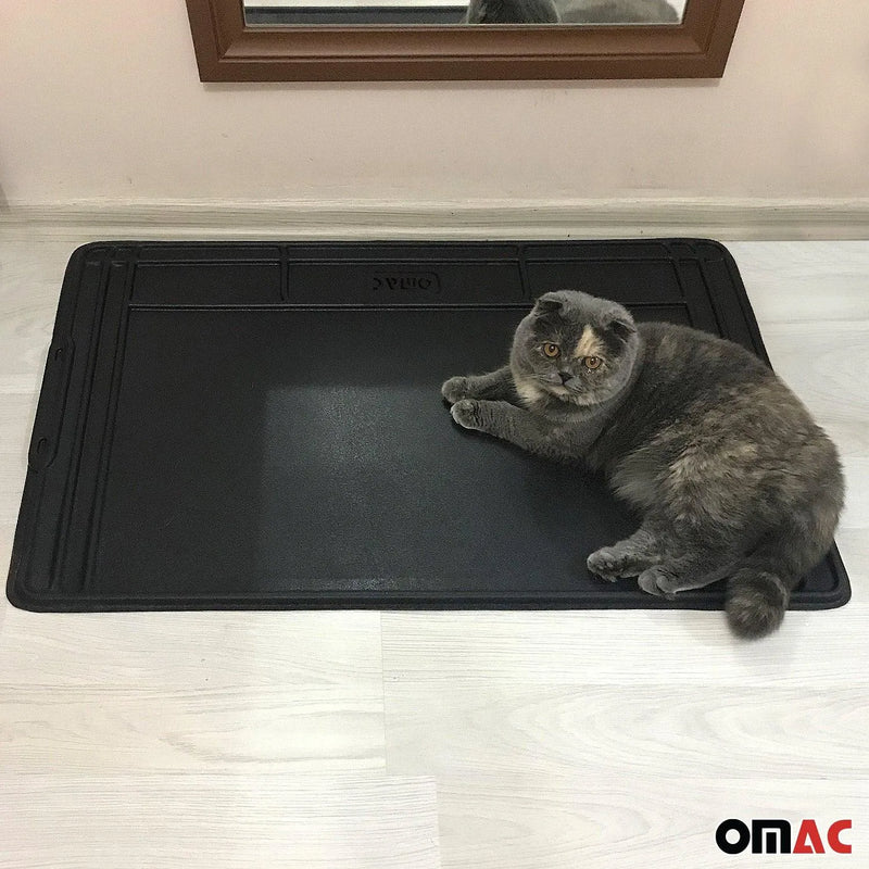 OMAC Pet Feeding Mat Waterproof Anti-Slip Dogs and Cats Food Placement Mat