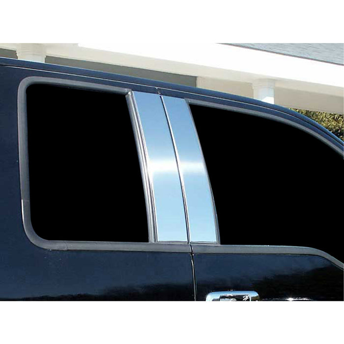 Stainless Steel Pillar Trim 4 Pcs For 2004-2014 Ford F-150