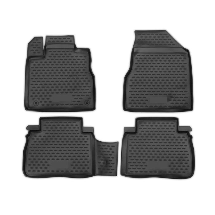OMAC Floor Mats Liner for Nissan Murano 2009-2014 Black TPE All-Weather 4 Pcs