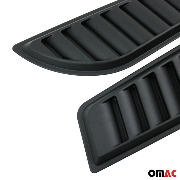 Hood Scoop Vent Air Flow Intake for GMC Canyon 2004-2012 Black 2 Pcs