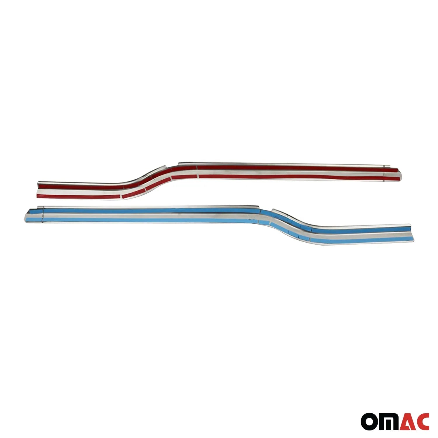 2010-2013 Ford Transit Connect Fuel Cap Cover & Door Streamer Trim Set Stainless Steel