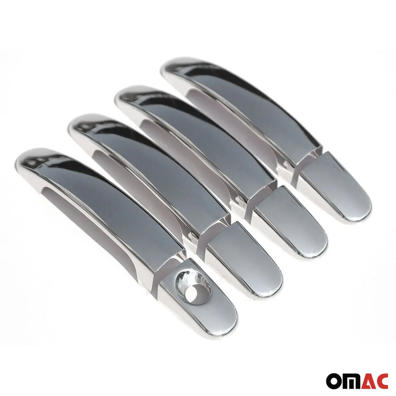 2014-2023 Ford Transit Connect Car Door Handle Cover Protector Steel Chrome 8 Pcs