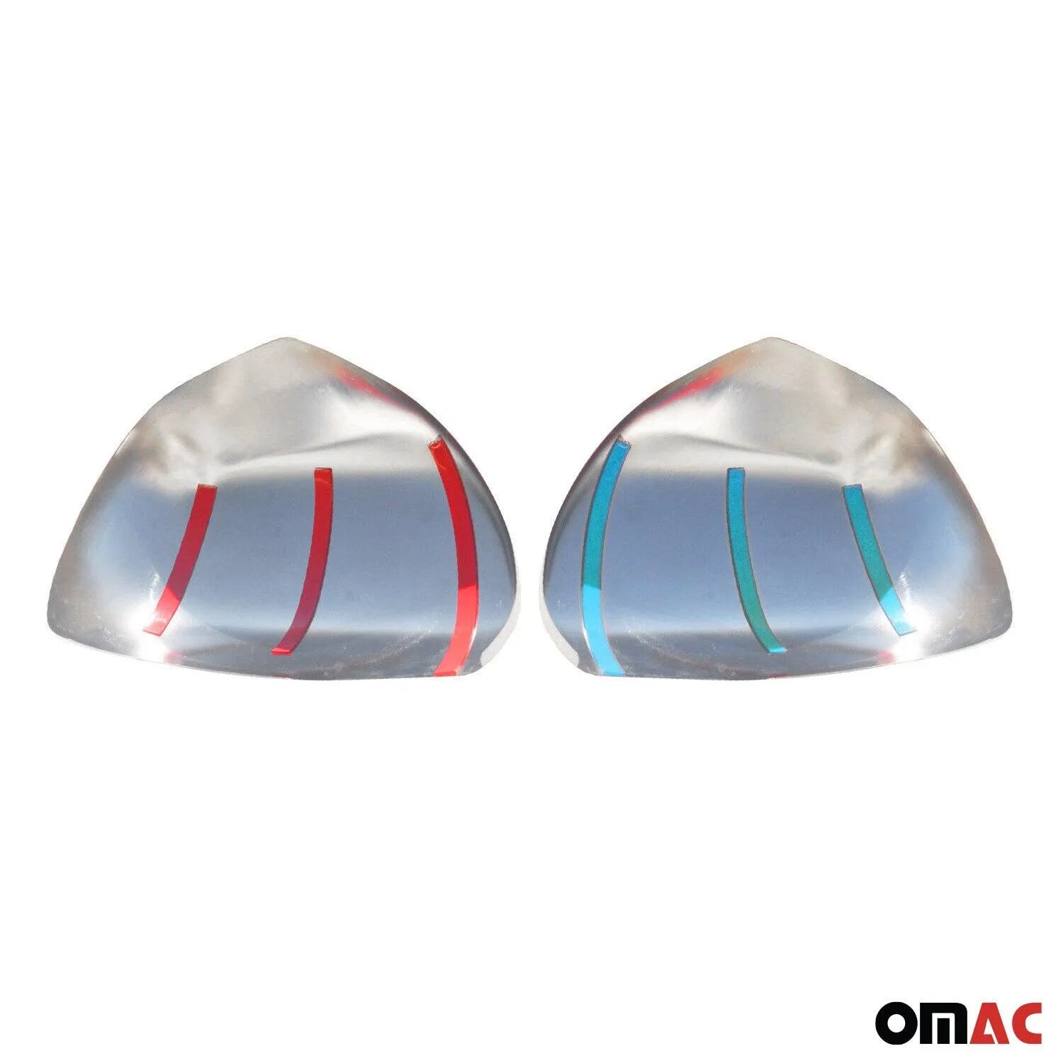 2003-2009 Lexus GX 470 Side Mirror Cover Caps Stainless Steel Silver 2 Pcs