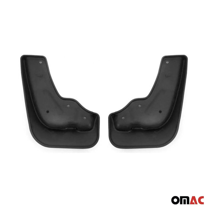 Front Mud Guards Splash Mud Flaps for Nissan Juke 2011-2014 Black 2Pcs - OMAC USA