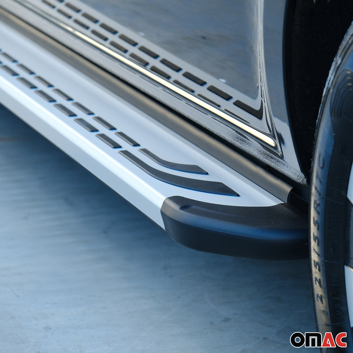 Side Steps Running Boards Nerf Bars Aluminum For Mercedes M-Class W166 2012-2015