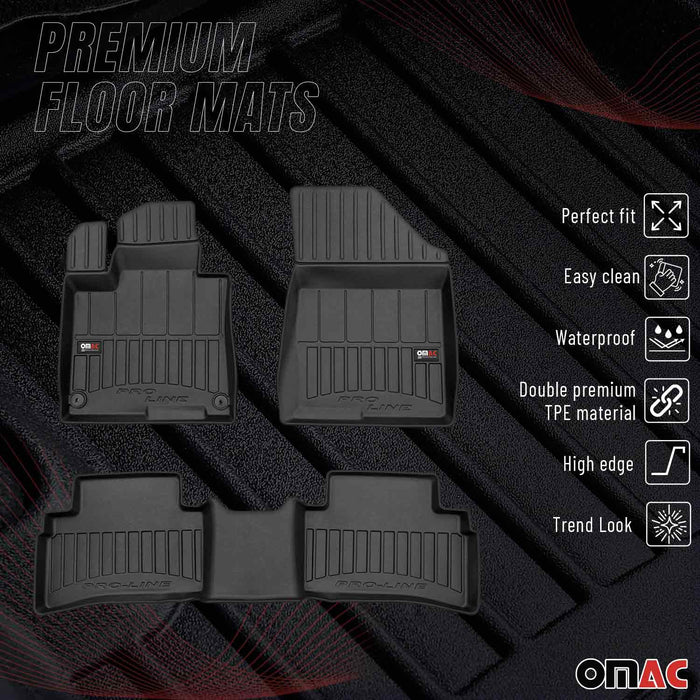 OMAC Premium Floor Mats for Kia Sportage 2023-2024 All-Weather Heavy Duty 4x