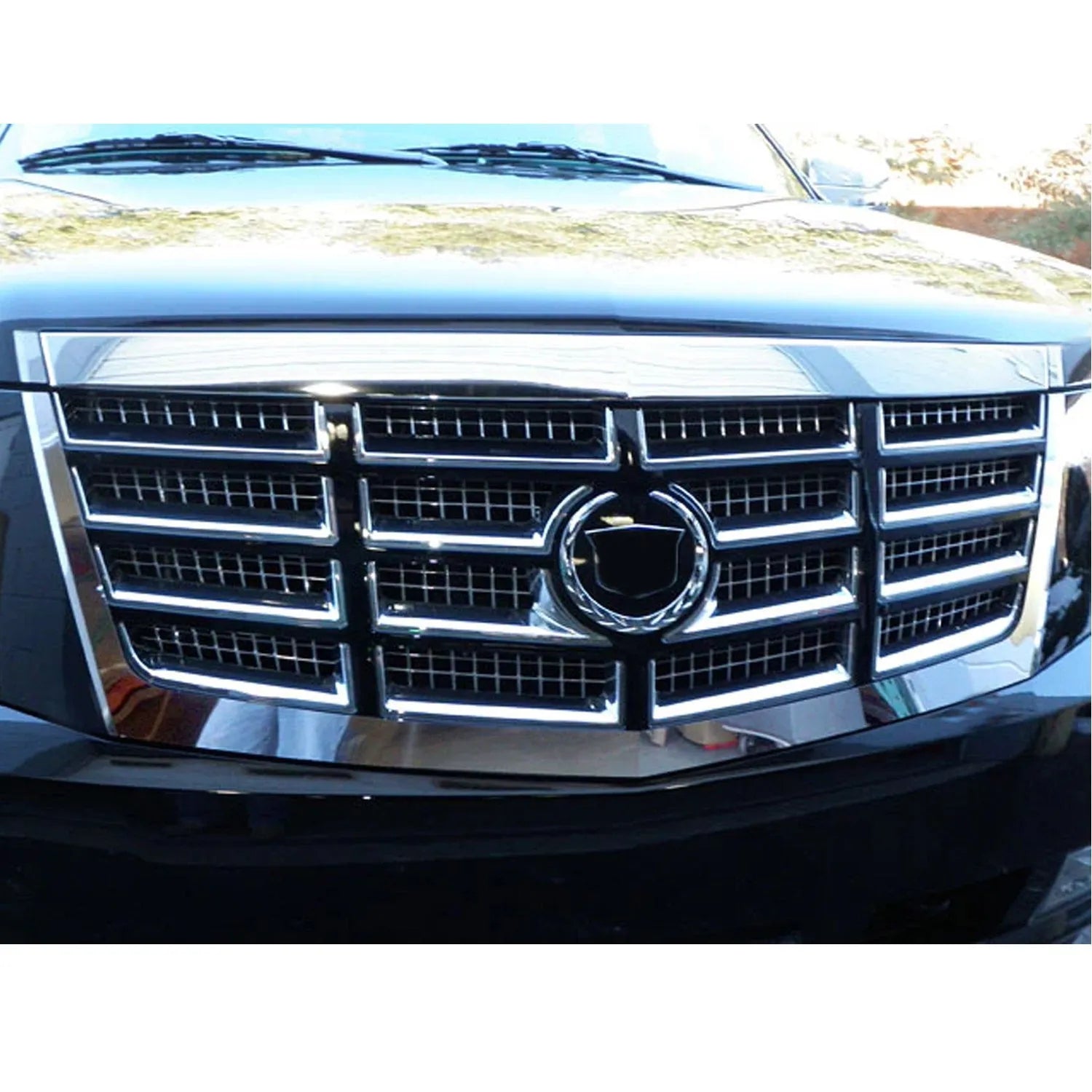 2007-2014 Cadillac Escalade Stainless Steel Grille Accent 4 Pcs