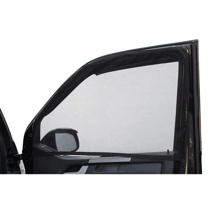 Window Curtain Mosquito Net Magnetic for Ford Transit 2015-2024 Black 2 Pcs