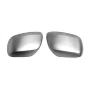 2008-2015 Lexus LX 570 Side Mirror Cover Caps Brushed Stainless Steel Silver 2 Pcs