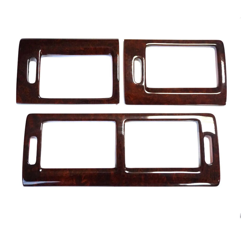 2010-2013 Ford Transit Connect Genuine Wooden Walnut Air Vent Cover 3 Pcs