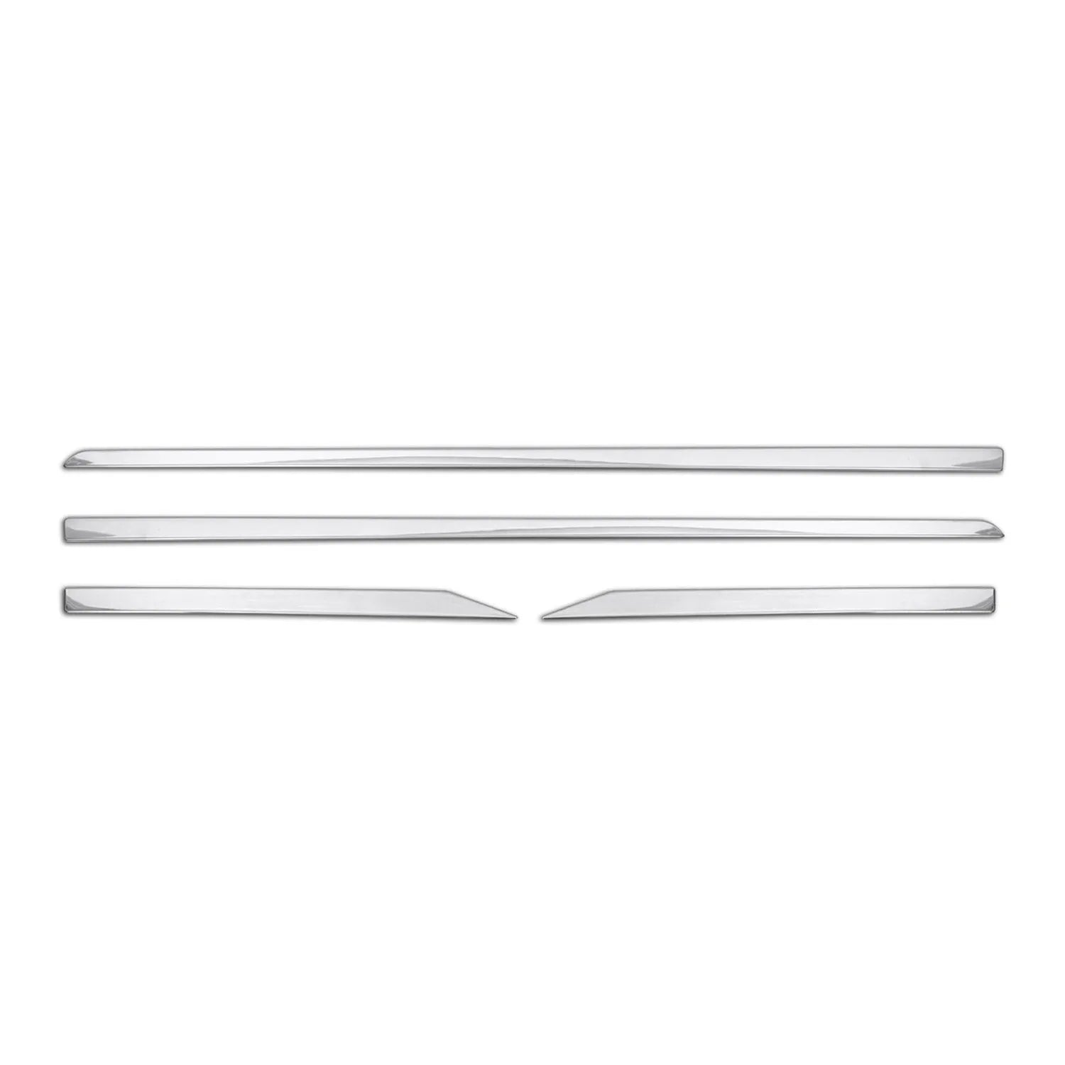 2011-2017 Lexus CT 200h Side Door Molding Trim Skirt Garnish Stainless Steel Silver 4Pcs