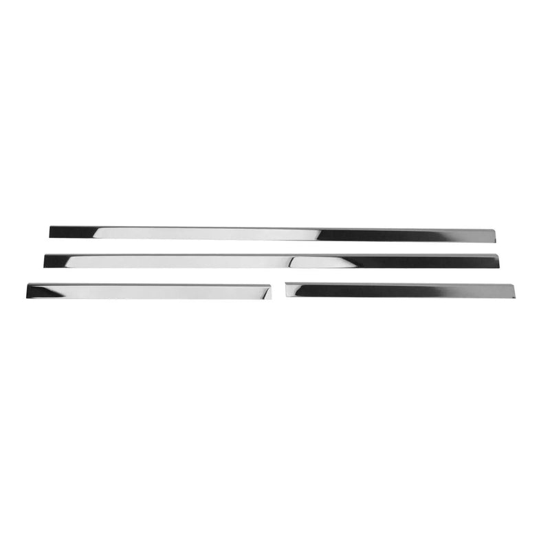 Window Molding Trim Streamer for Nissan Frontier 2005-2021 Steel Silver 4 Pcs - OMAC USA