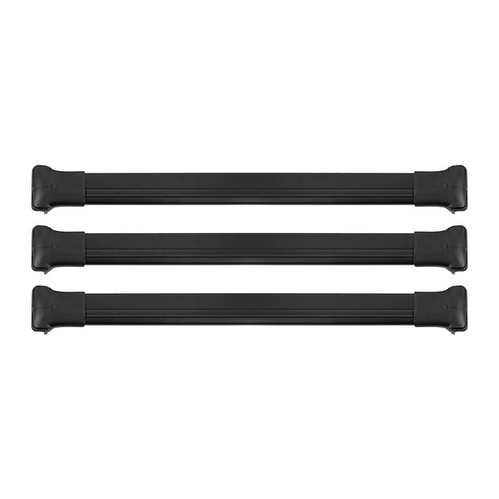 Roof Rack Cross Bars Luggage Carrier for Ford Transit 2015-2024 Alu Black 3x