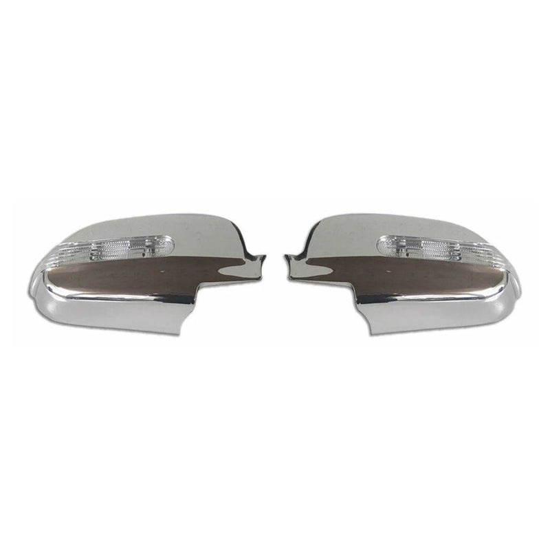 2004-2013 Chevrolet Lacetti Side Mirror Cover Caps Chrome Silver 2 Pcs