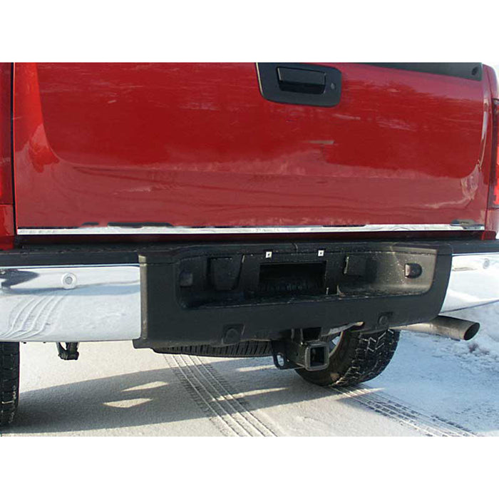 Stainless Steel Tailgate Trim 1Pc Fits 2007-2013 Chevy Silverado