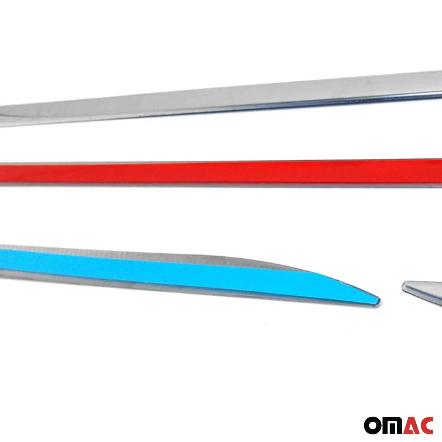 2013-2019 Ford Escape Side Door Molding Trim Skirt Garnish Stainless Steel Silver 4Pcs