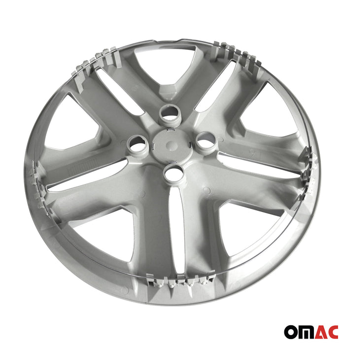 4x 16" Wheel Covers Hubcaps for Porsche Silver Gray