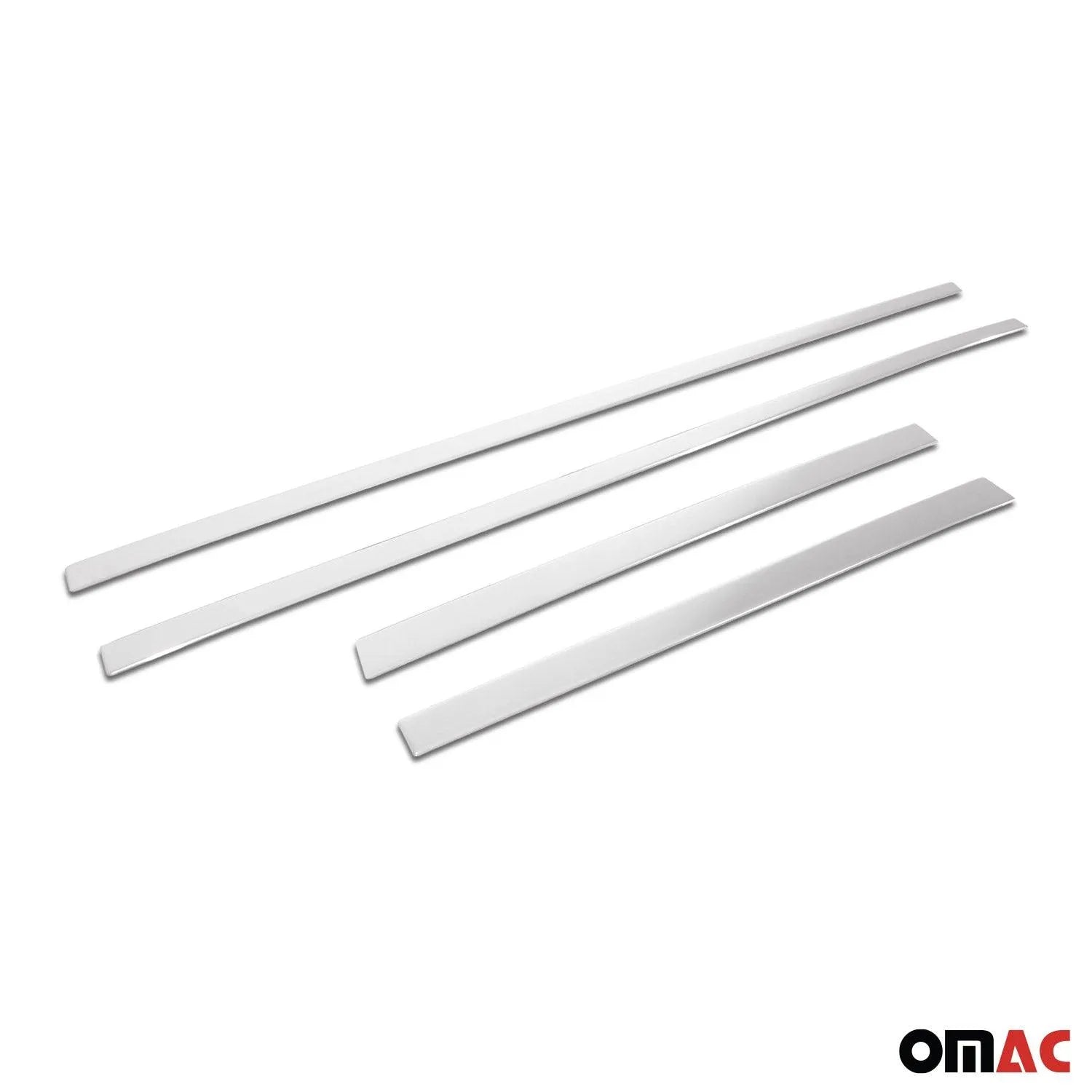 2019-2025 BMW X4 G02 Side Door Molding Trim Skirt Garnish Stainless Steel 4x