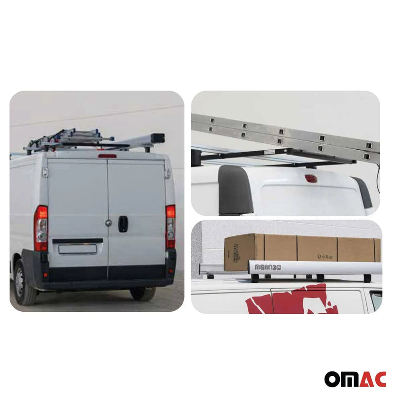 2015-2022 RAM ProMaster City Professional Roof Racks Cross Bars Set Gray 3Pcs