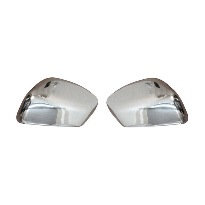 Side Mirror Cover Caps fits Land Rover Range Rover 2007-2012 S. Steel 2x