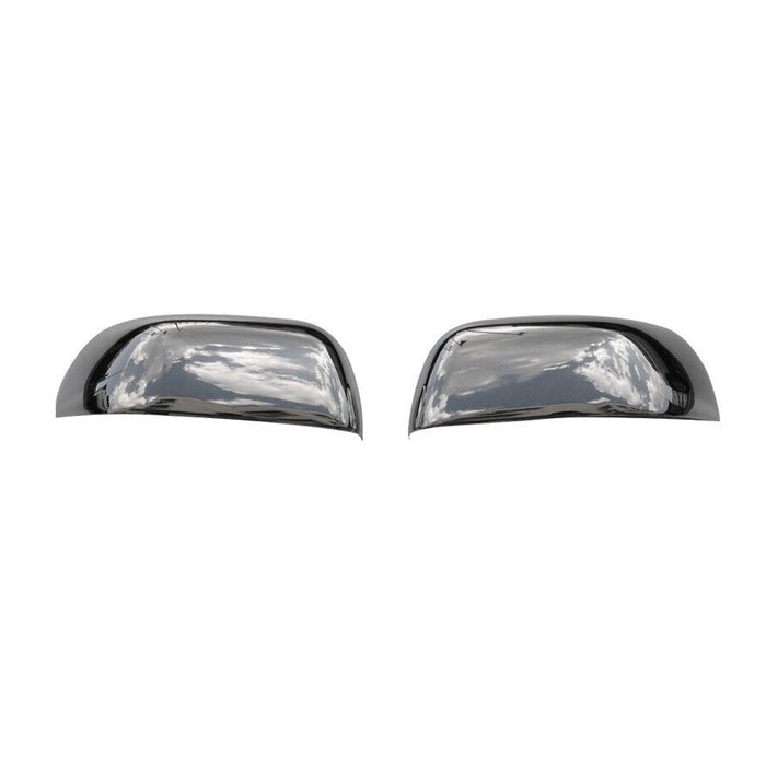 Side Mirror Cover Caps Fits Renault Duster 2010-2012 Steel Silver 2 Pcs