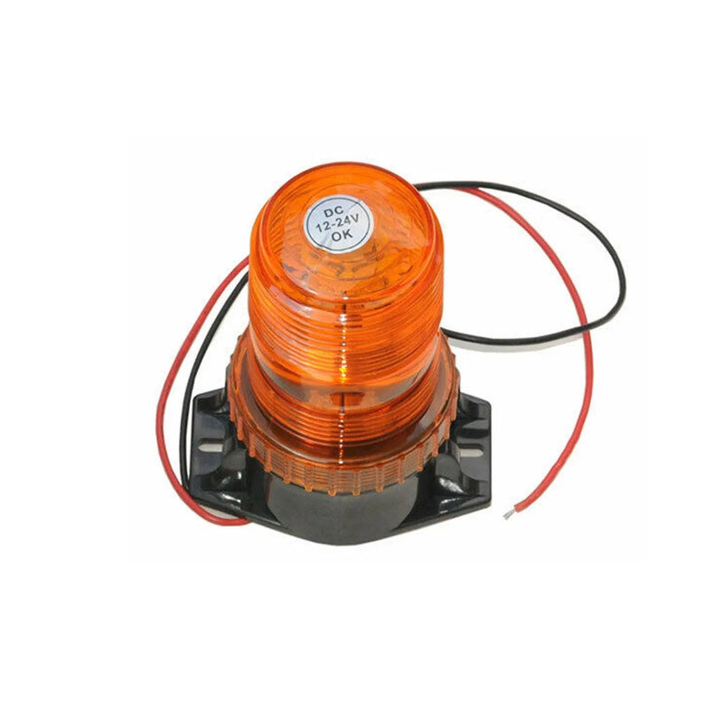 12V LED Warning Light Emergency Flashing Light Amber Color