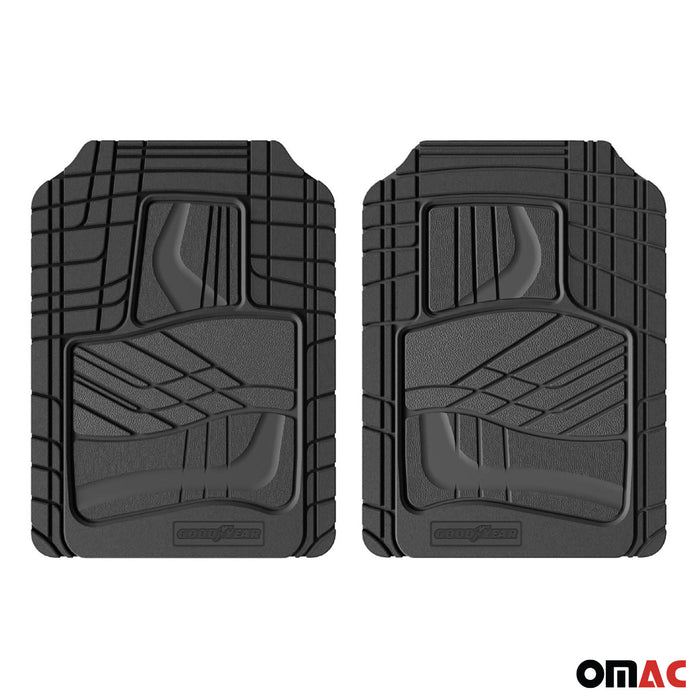 Goodyear Floor Mats for Cars Trucs SUV Black All Weather Heavy Duty Rubber