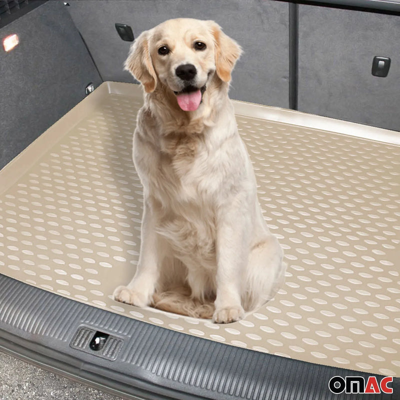 2014-2023 Jeep Cherokee Cargo Liner Trunk Mat All Weather Beige