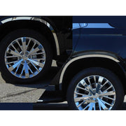 2021-2025 Chevrolet Tahoe Stainless Steel Wheel Well Trim 4 Pcs