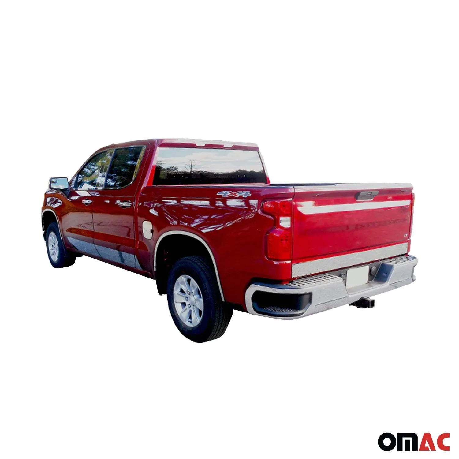 2019-2025 Chevrolet Silverado Stainless Steel Window Trim 12 Pcs