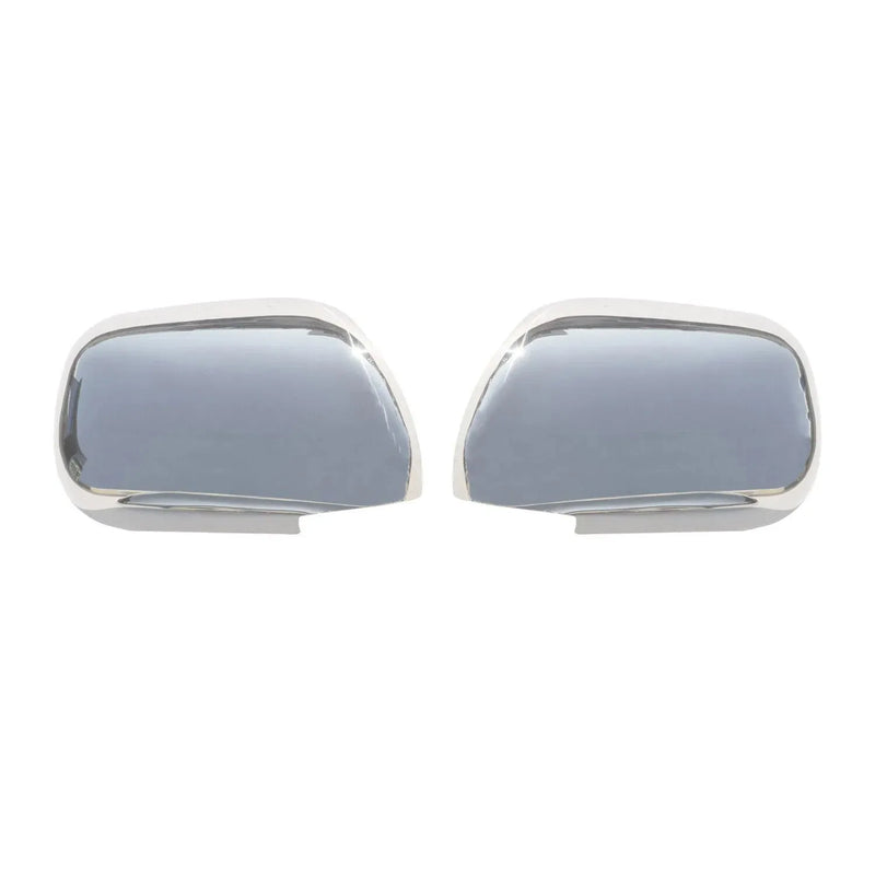 2003-2009 Toyota 4Runner Side Mirror Cover Caps Steel Silver 2 Pcs