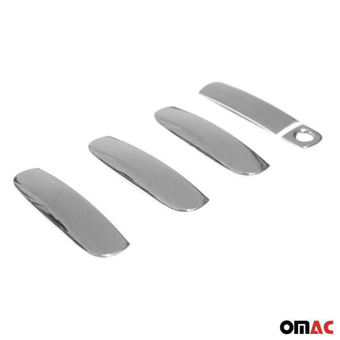 Car Door Handle Cover Protector for Audi A4 2006-2009 Steel Chrome 5 Pcs