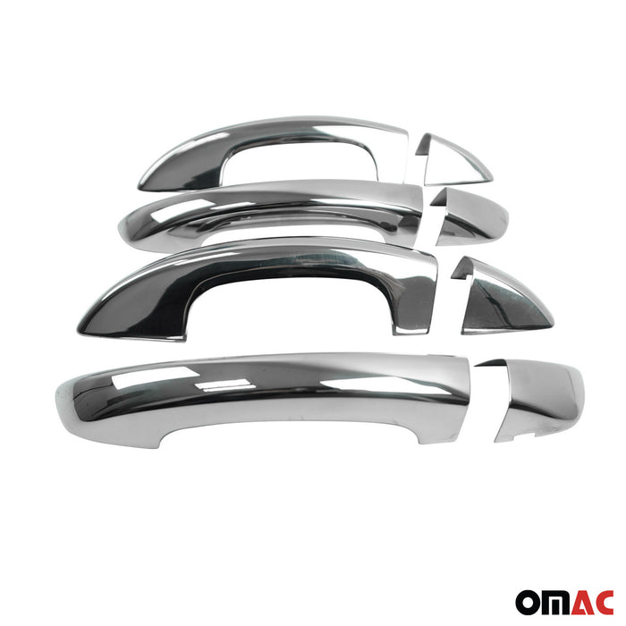 Car Door Handle Cover Protector for VW Golf Mk6 2010-2014 Steel Chrome 8 Pcs