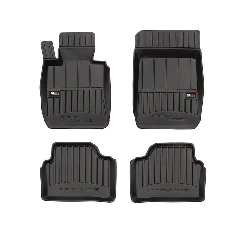 2005-2012 BMW 3 Series E91 Wagon Premium Floor Mats Liners Full Set All Weather Heavy Duty Black